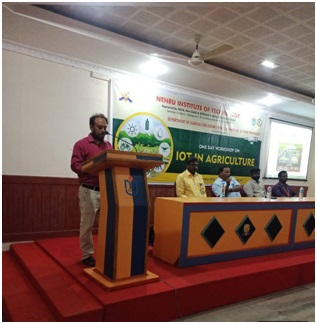 ONE DAY WORKSHOP ON IOT IN AGRICULTURE